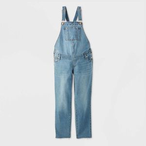 Denim Maternity Overalls - Isabel Maternity by Ingrid & Isabel Medium Blue - 14